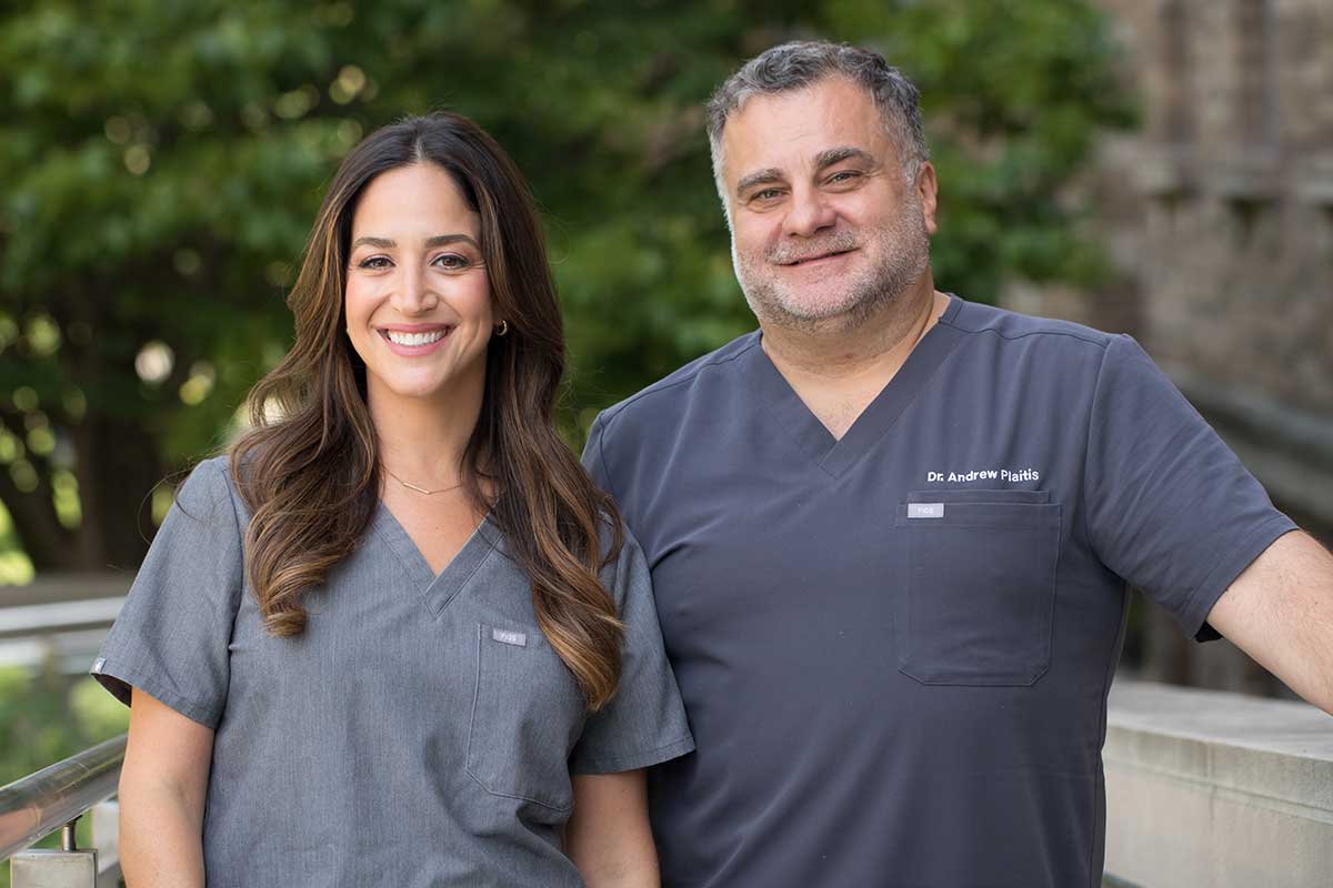 Dr. Andrew Plaitis and Dr. Ilana Kraus at Metropolitan Dental